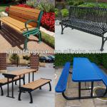 outdoor furniture manufacturer,park bench, trash bin, flower pot, Pavilion, recycled plastic wood-FY-059X