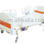 Double crank manual hospital bed