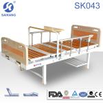 Adjustable metal hospital bed