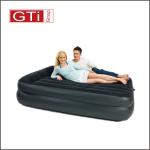 inflatable bed with internal pump and pillow
