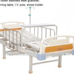 Double crank hospital bed,ABS head &amp; board,4 head