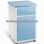 steel body bedside hospital cabinet with ABS surface