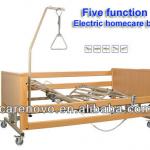 Five function homecare electric adjustable bed
