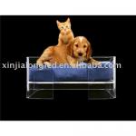 elliptical square acrylic dog cat kennel/bed