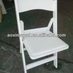 White Color Folding Resin chair for Hot sale