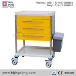 Newest 3 drawers Plastic Medical Cart with Wheels