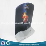 body wash display in acrylic/acrylic display for advertisement