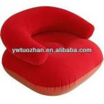 inflatable flocked air sofa