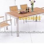 Outdoor Garden Furniture WPC Poly Wood Dining Sets FCO-P23