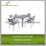 wood plastic composite furniture garden rattan furniture dining set