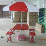 Foldable platic pannel aluminium camping table