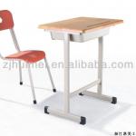 Plastic top desk and chair/Single desk and chair