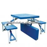 Portable Outdoor Camping Plastic Folding Table and Chair Set ( ZDZY004)