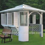 Monalisa wood arber/plastic outdoor spa gazebo gardon-M-908