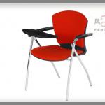 2013 new school furniture with writing board PP plastic chair with metal legs