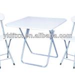 folding square garden wood table and chair set