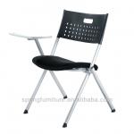 2014 plastic chair with writing pad for study