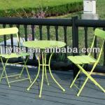 3-piece Outdoor Folding Plastic bistro table set