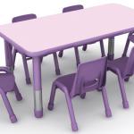 HOT! plastic desks and chairs for kids