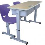 plastic adjustable student desk and chair