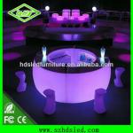 2013 Newest modern led curved bar cunter and table