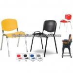 iron leg stackable cheap plastic chairs for sale (YP-P109)