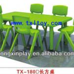 used school furniture plastic tables and chairs TX-180D