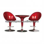 Modern ABS bar chair and bar table