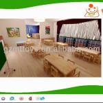 kindergarten furniture set- solid wood desk and chair 3