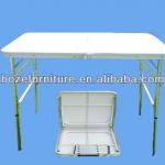 Outdoor folding table with Aluminum frame/ Easy carry folding table