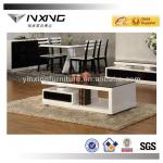 modern glossy white coffee table 433B