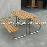 6 seater recycled plastic dining table,outside table and chairs