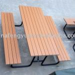 recycling plastic wood picnic table and bench