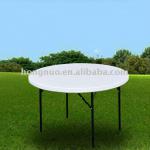 HNT365 Plastic Folding Table with steel folding legs,foldable table,plastic round table