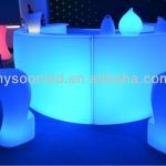 outdoor bar table/color led bar counter/illuminated club desk-HS-BAR-04-RF