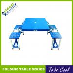 DA1507 outdoor plastic table with seat easy folding table