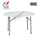 Outdoor foldable round cheap plastic table YC-T15