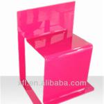 acrylic back rest chair cool and artistic colorful chair