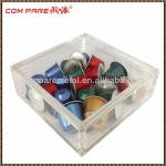 NEW! good quality design capsule stand silicone acrylic nespresso capsules box