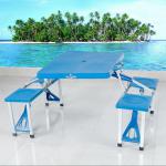 Cheap ABS Folding Camping Table with Chair