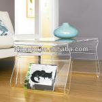 transparent acrylic coffee table