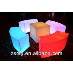 led furniture for sale with remote rgb led lit furniture-DLG-BS002