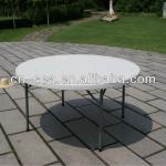 plastic folding table/5fr 150cm round table/outdoor banquet cartering/for event 8 people