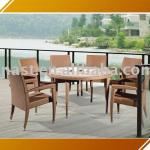 2013 stackable rattan table and rattan chair