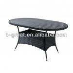 K/D OVAL NON WOOD TABLE