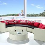 Black waterproof outdoor furniture-cebu poly rattan furniture
