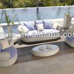 New design round rattan garden furniture sofa outdoor furniture