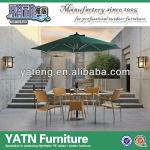 Very popular outdoor rattan stacking chair garden set