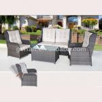 aluminum frame poly rattan garden furniture