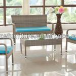 Popular aluminum sofa furniture / rattan stacking sofa set / cheap garden sofa